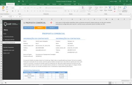 Modelo de Orçamento para Prestação de Serviços (Modelo em Word)