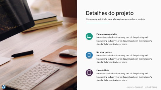 Apresentação de sua empresa em Power Point